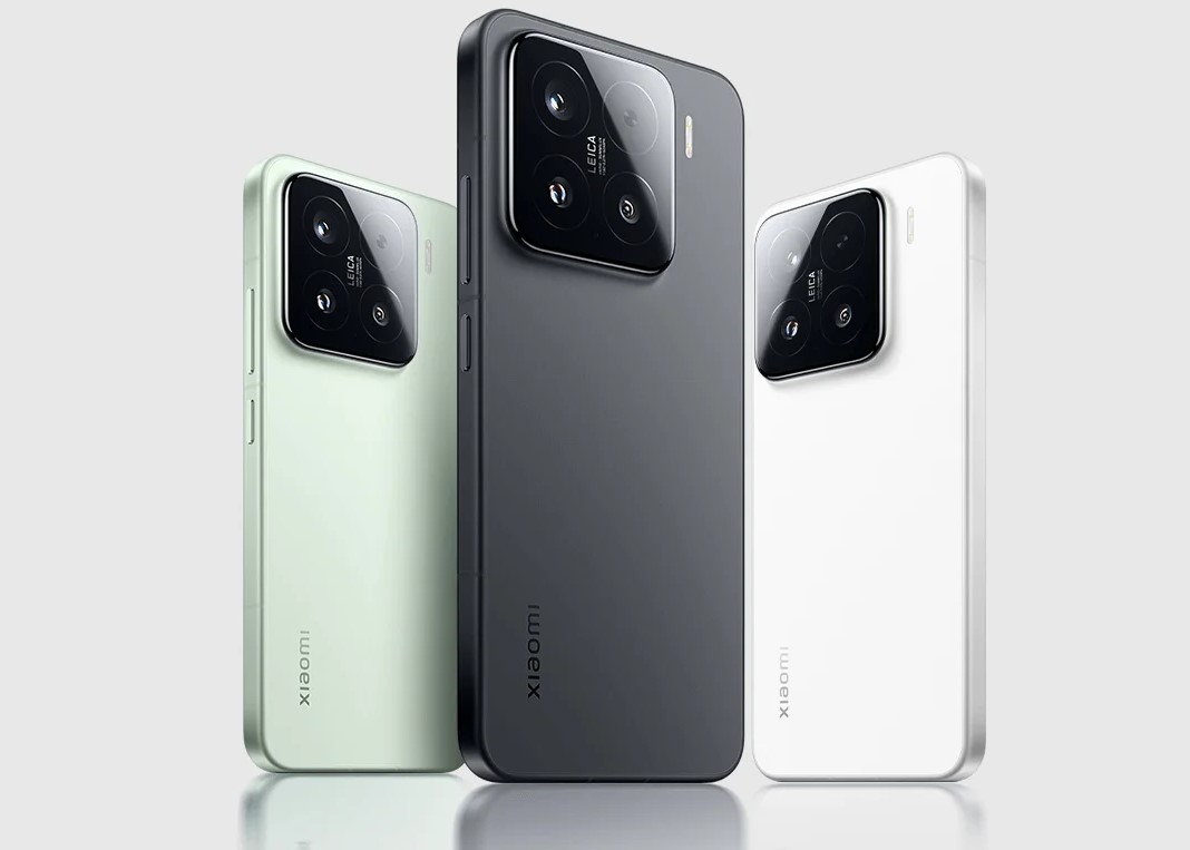 Xiaomi 15 Pro premium flagship smartphone with sleek design, curved display, and advanced AI camera — front and back view