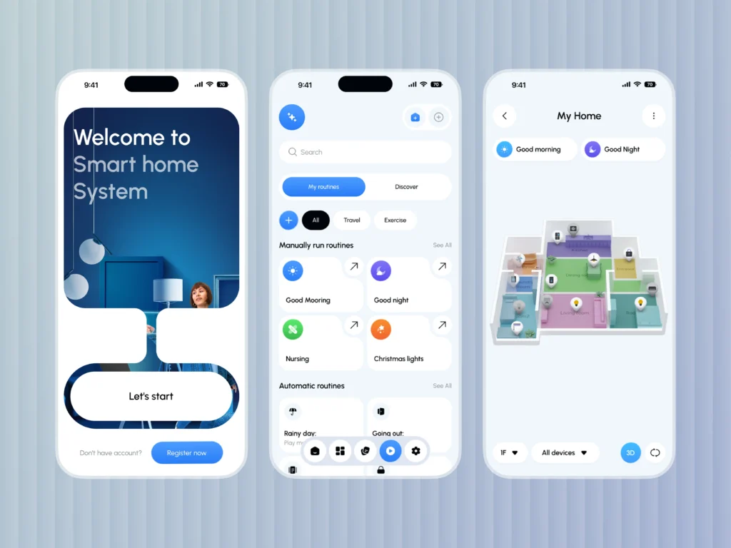 AI smart display screen controlling smart home devices